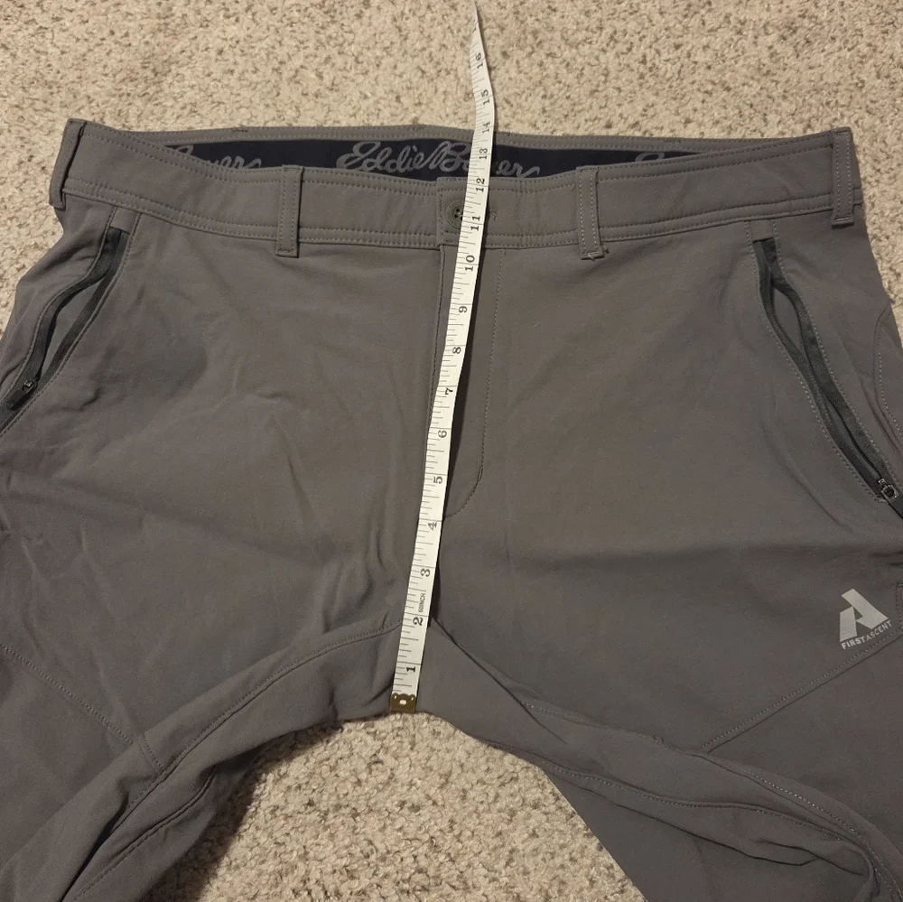 Eddie Bauer First Ascent‎ Tech Cargo Convertible Hiking Pants Gray Men's 38x30